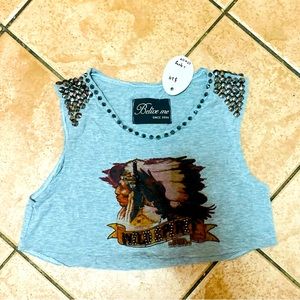 Material cotton blend studded comfortable to wear